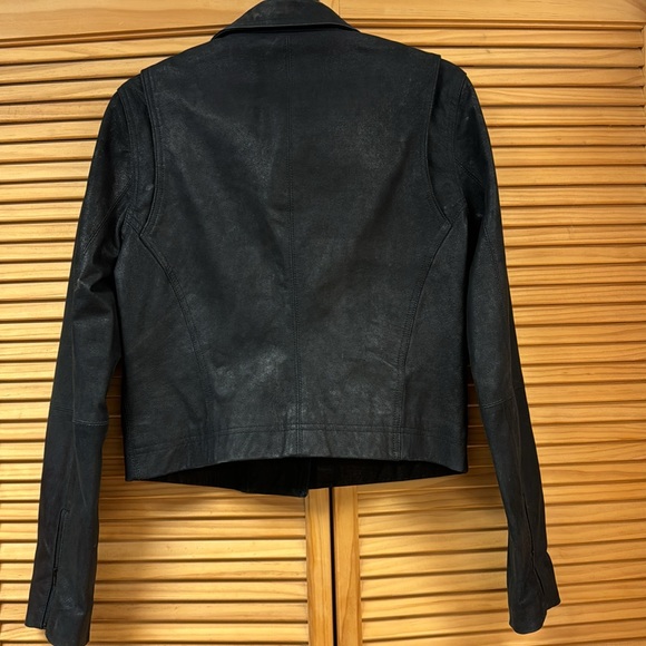 Veda x Madewell Washed Leather Moto Jacket - Picture 3 of 5